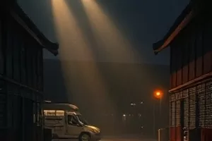 《木刻师》封面，刻刀与木板纹理的手艺画面
